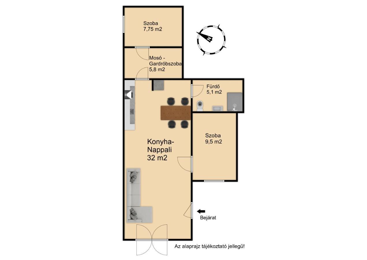 Deli Terasz A Apartman Free Parking, Self-Check-In Anytime Győr Extérieur photo